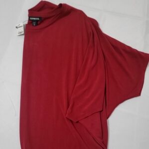 Express red maroon size medium blouse